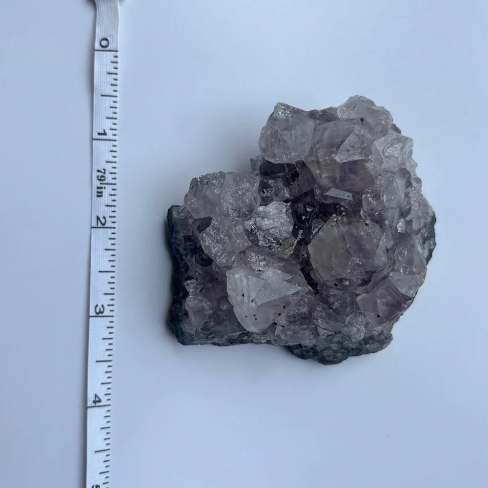 Natural Amethyst Crystal Cluster on Matrix | 7.6 oz